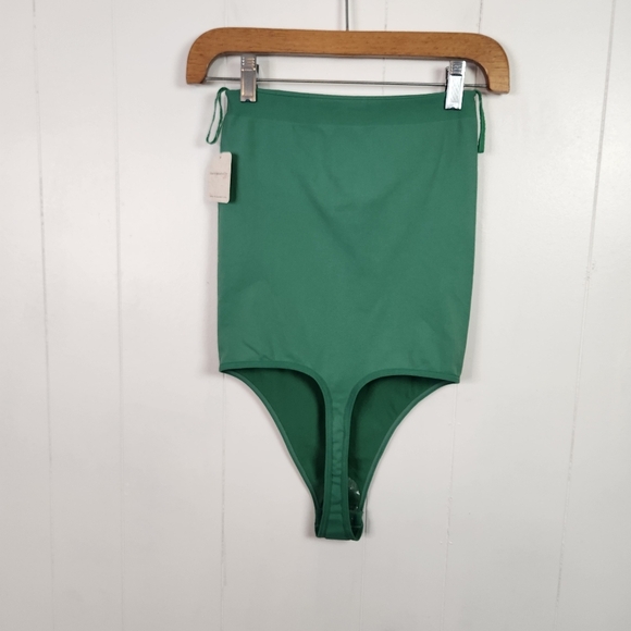 Free People Intimately Tati Tube Top Bodysuit Mermaid Green Size XS New NWT - Picture 3 of 6